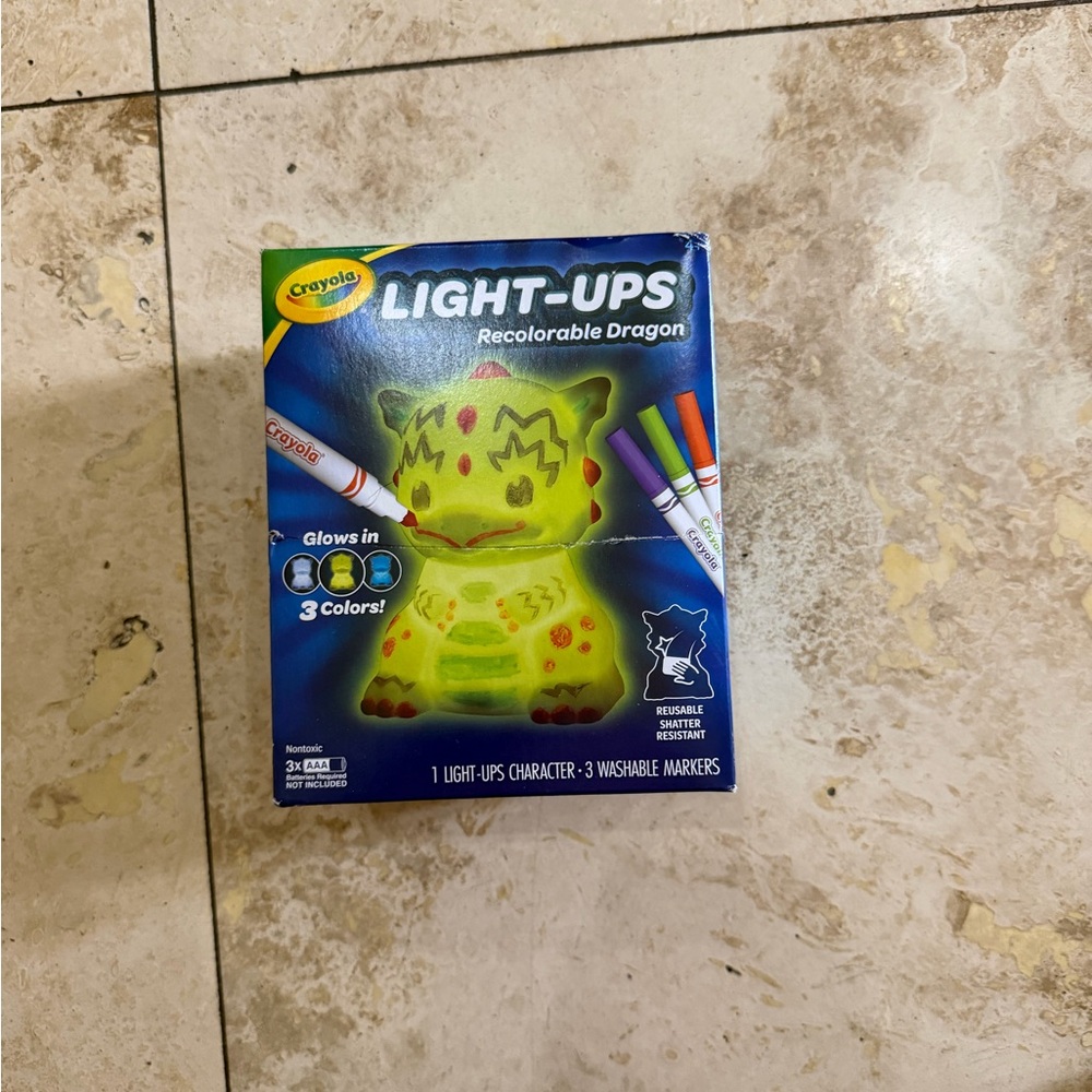 Crayola Light-Ups Dragon Toy - Vibrant Green